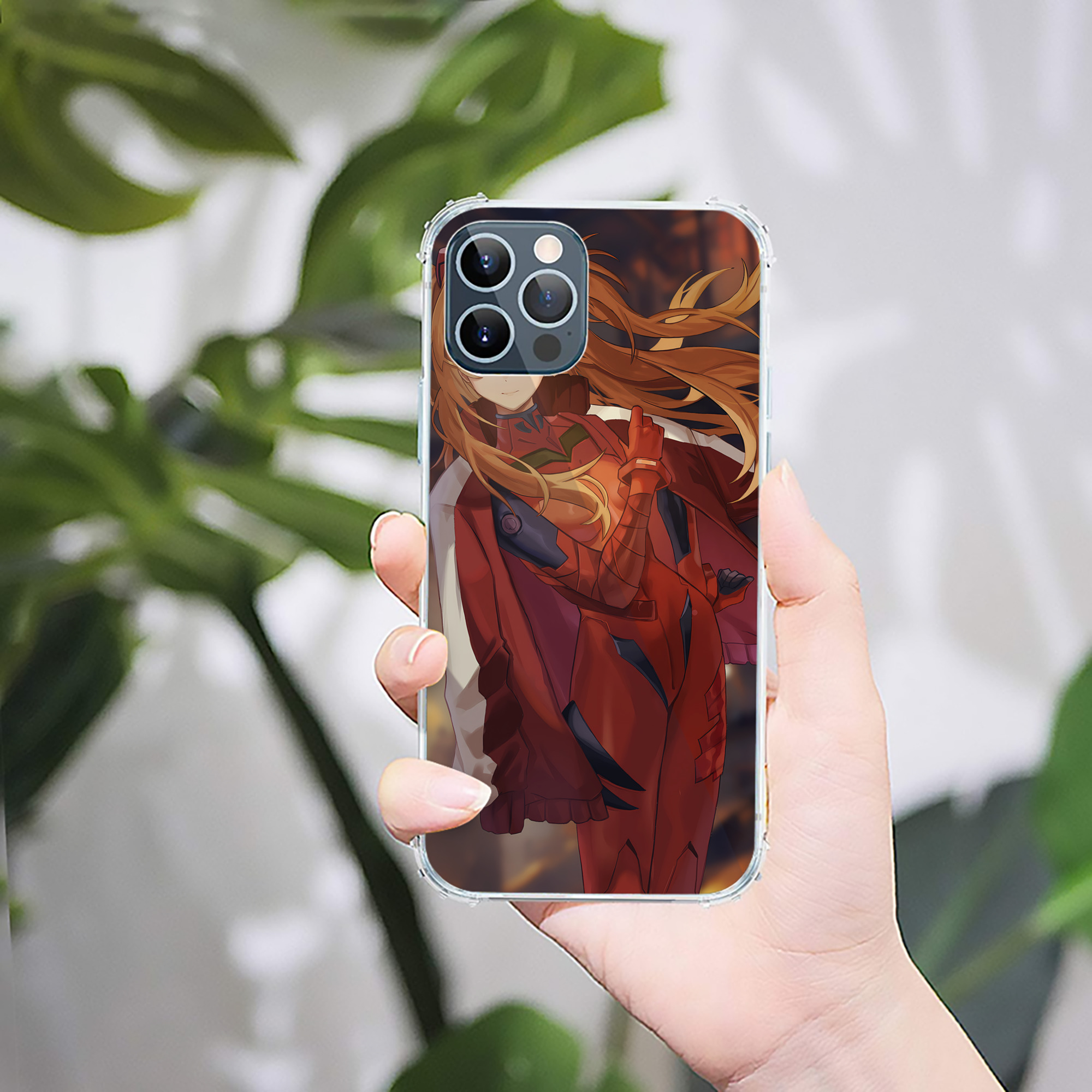 （画像用） EVA 新世紀エヴァンゲリオン 【iPhone 12シリーズ対応】透明スマホケース（クリアソフトケース）